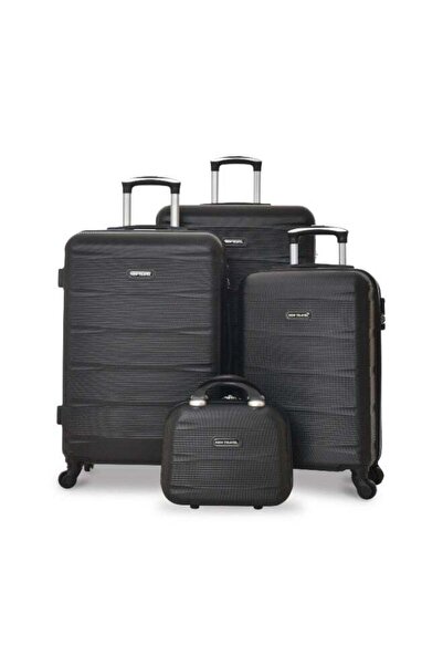New Travel 4 Wheels Set of 4 Trolley Bags, Hard Case ABS, 360º Wheeling Carry...