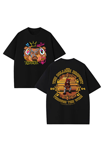 STİL-X Tricou supradimensionat unisex, 100% bumbac, cu imprimeu albumul The C...