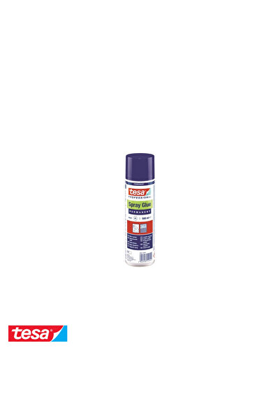 Tesa 60021 Spray adeziv permanent, 500 ml, pentru hârtie, carton, textile și ...