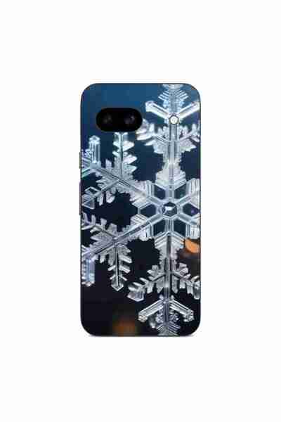 OEM Husa compatibila cu Google Pixel 8A Silicon Gel Tpu Model Big Snowflake