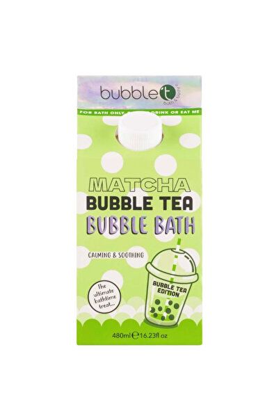 Bubble T Spumă de baie cu extract de ceai verde Matcha 480 ml