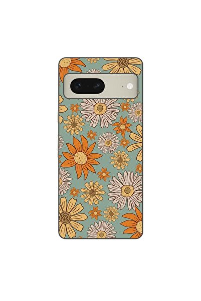 OEM Husa compatibila cu Google Pixel 8 Silicon Gel Tpu Model Vintage Meadow