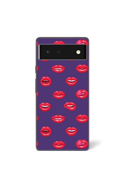 OEM Husa compatibila cu Google Pixel 6 Silicon Gel Tpu Model Buze Pattern