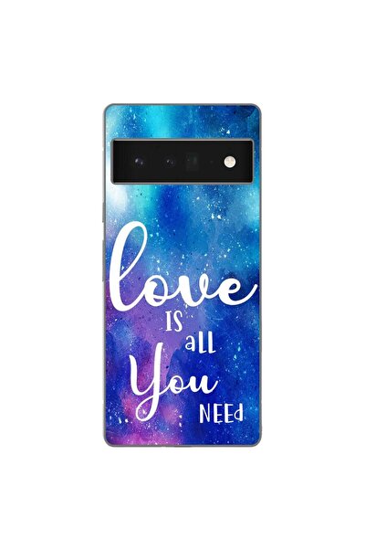 OEM Husa compatibila cu Google Pixel 6 Pro Silicon Gel Tpu Model Love Is All ...