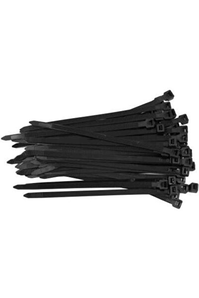 yato Coliere Din Plastic 200X7,6, 50 Buc, Negru