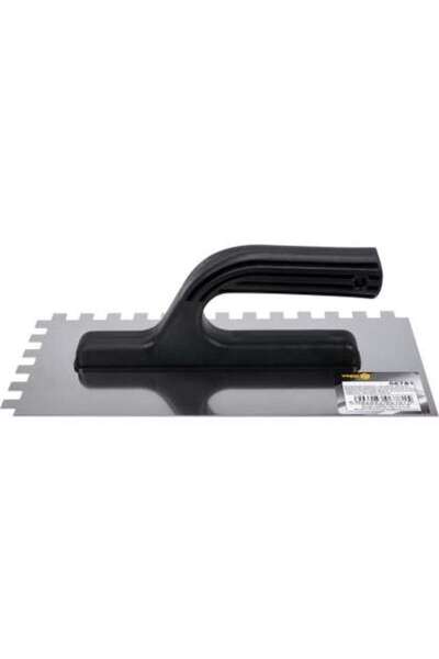Vorel Gletieră Inox Crestată 270X125Mm, 10X10Mm