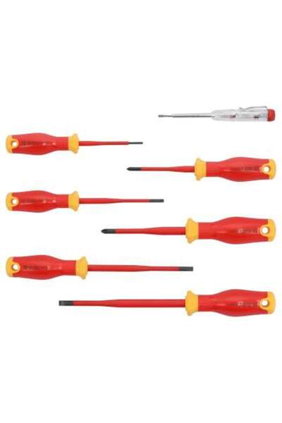yato Set Șurubelnițe Izolate Extra Slim 7 Buc