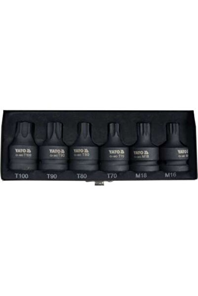 yato Set Biți Torx / Spline, 6 Buc, 3/4''