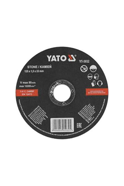 yato Disc Tăiat Piatră 125X1.5X22Mmdisc Taiat Piatra 125X1.5X22Mm