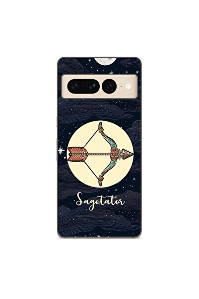 OEM Husa compatibila cu Google Pixel 7 Pro Silicon Gel Tpu Model Horoscop Sag...
