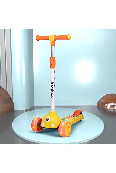 BAYBEE Maxi Scooter for Kids Boys and Girls 2-10 Years with 3 PU Wheels, Adju...