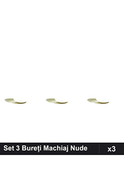 Makeup Set of 3 Extra-Soft Nude Makeup Sponges, Foundation Applicator, Profes...