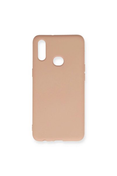 OEM Samsung Galaxy A10S Case Nano Velvet Silicone Inside - Powder