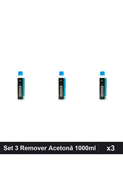 global fashion Set 3 Removere Acetonă 1000ml, Îndepărtare Ojă Semipermanentă ...