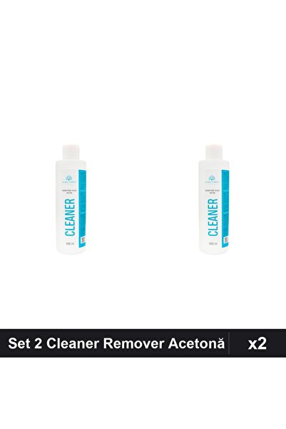 global fashion Set 2 Cleaner Remover Acetonă 1000ml, Degresare Unghii, Îndepă...