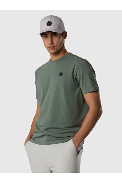 North Sails Regular Fit Stretchy Organic Cotton Men's Crew Neck T-Shirt