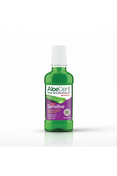 AloeDent ألوي دينت غسول فم للأسنان الحساسة 250 مل | Sensitive Aloe Vera Mouth...