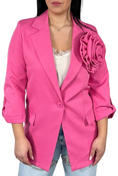 OEM Women's jacket with rose - Vicky - pink