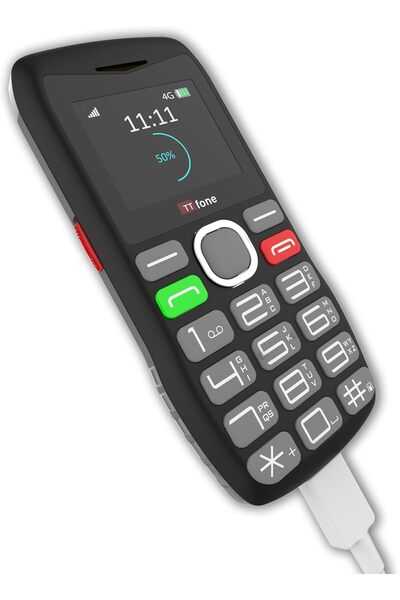Generic هاتف TTfone TT890 4G لكبار السن - هاتف محمول سهل الاستخدام بأزرار كبي...