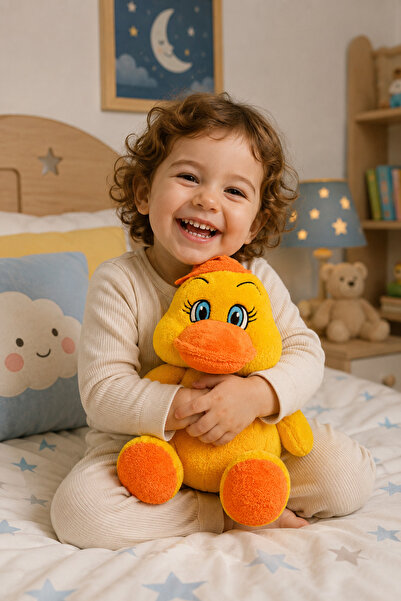 NİLOŞUM Sevimli Ördek 25 Cm (%100 Yerli )