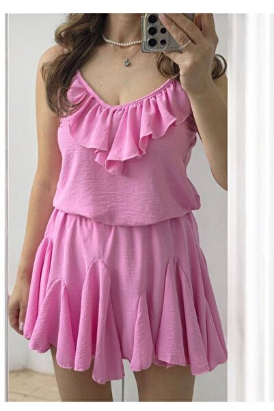 Azara Katherine set with integrated skirt and shorts