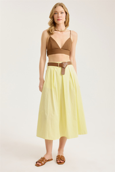 HomeStore Belted 2-Pocket Skirt