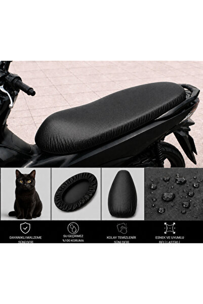 lawrenceshop Husa de șa pentru motociclete Abush Speedy 100i Protecție imperm...