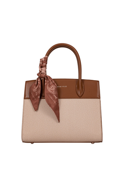 John Louis Ladies Hand Bag with adjustable JLSU26-07, Beige