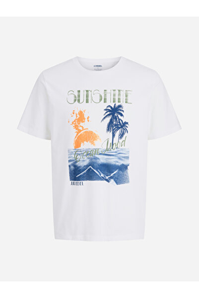 REBEL By Styli Men Graphic Print Crew Neck T-Shirt