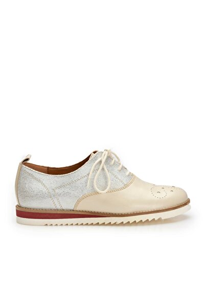 UrbanShoes Women's casual shoes made of genuine Leather , Leofex - 230 Cream ...