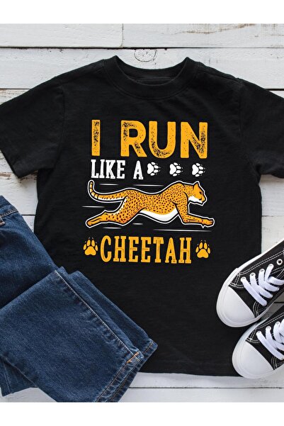 bolivia's تي شيرت I Run Like A Cheetah، تي شيرت بتصميم فهد لطيف، تي شيرت بدون...