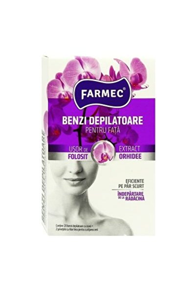 Vader Farmec Benzi Depilatoare Fata 20 buc Orhidee 8270,