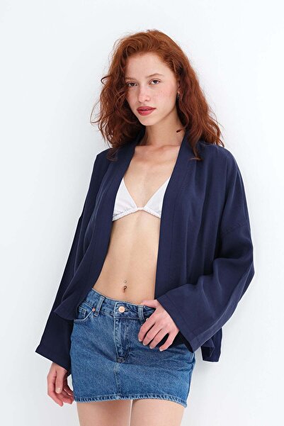 Addax Shawl Collar Modal Cardigan H18997
