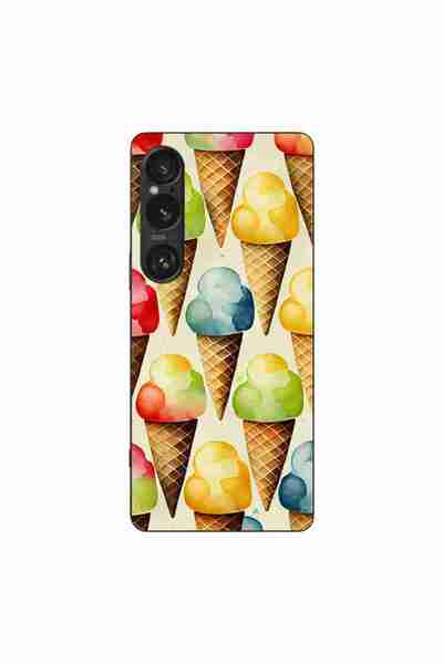 OEM Калъф, съвместим със Sony Xperia 1 VI, от силиконов гел TPU, с десен на с...