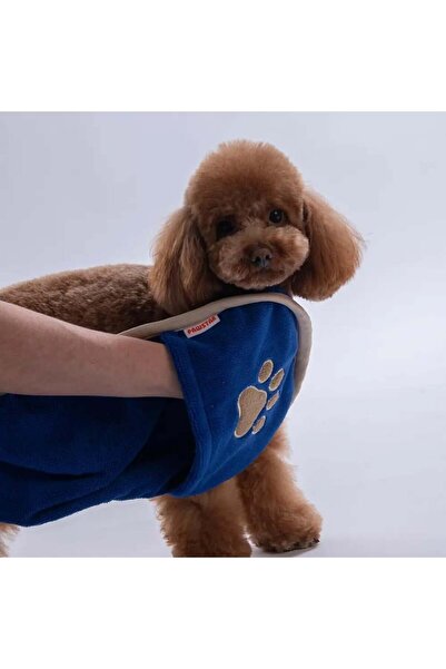 Pawstar 26042 منشفة تجفيف الحيوانات الأليفة باللون الأزرق الداكن