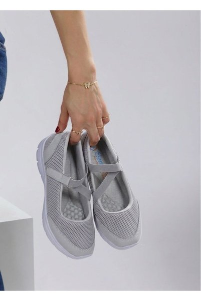 expres moda Flexible Nylon Sole, Full Orthopedic, Comfortable Sports Ballet Shoes with Elastic Ankle Straps