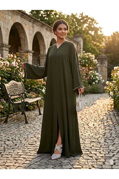 MYMİSİY ABAYA FERACE ŞALLI DUBAİ İPEĞİ ÖZEL SERİ 3 STANDART BEDEN