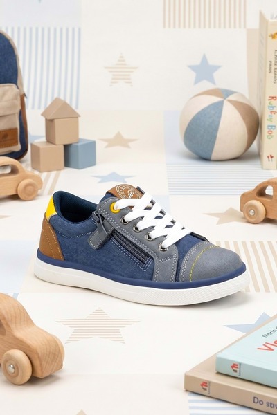 DARK SEER Kids DS COOL Beyaz Mavi Çocuk Sneaker Günlük Spor Ayakkabı
