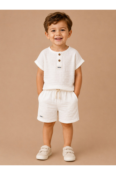 L'Olivier Muslin Boy's Set