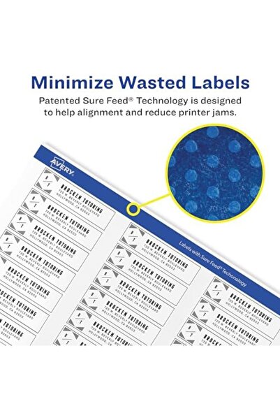 Yıldızan Nzr Beautestore Mail Address Labels, Laser Printers, 2,000 Labels, 1...