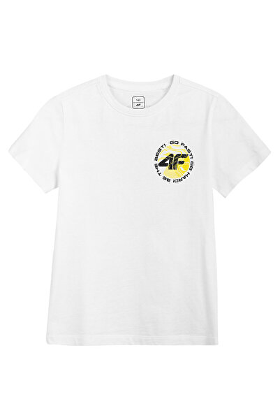 4F Tricou cu mânecă scurtă pentru copii 140