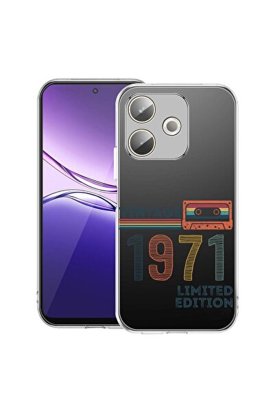 bestcase ¬Æ Husa Clear Silicon pentru OPPO A5 Pro 5G, Limited Edition 1971, 2...