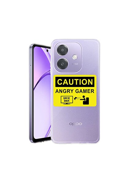 bestcase Husa pentru OPPO A40 / A40M, BestCase¬Æ Clear Silicon 2MM, Angry Gam...