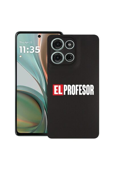 bestcase ¬Æ Husa pentru Motorola Moto G15, El Profesor, Slim Silicon 0.8MM, A...