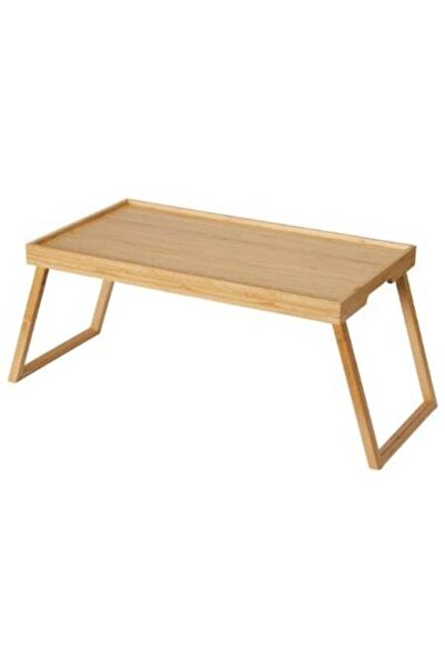 IKEA Tavă de mic dejun din bambus, 53×30 cm, tavă de servire pentru pat/canap...