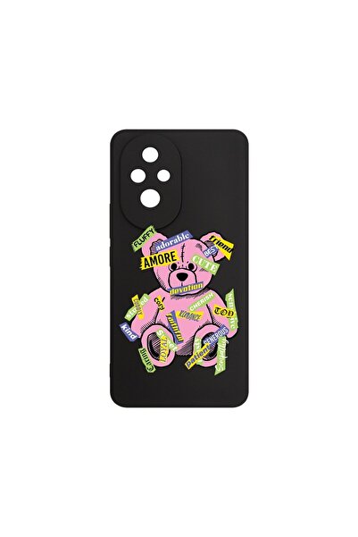 bestcase Калъф за Honor 200 Pro, BestCase® Тънък силиконов 0.8ММ, Мечешка защ...