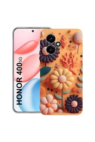 bestcase Διαφανής Θήκη Σιλικόνης για Honor 400, Χαρούμενα Λουλούδια, 2036423 ...