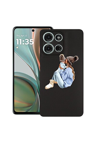 bestcase ¬Æ Husa pentru Motorola Moto G15, Girl Mom With a Boy, Slim Silicon ...