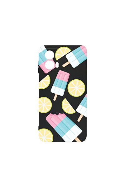 bestcase Премиум силиконов калъф, съвместим с Motorola Moto G04, Цвят  "Сладо...