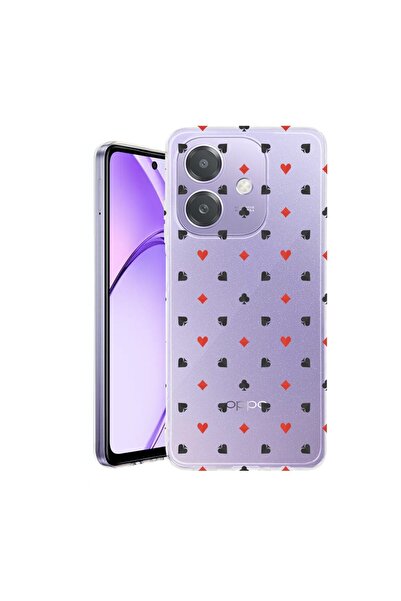 bestcase Husa pentru OPPO A40 / A40M, BestCase¬Æ Clear Silicon 2MM, Poker Pat...